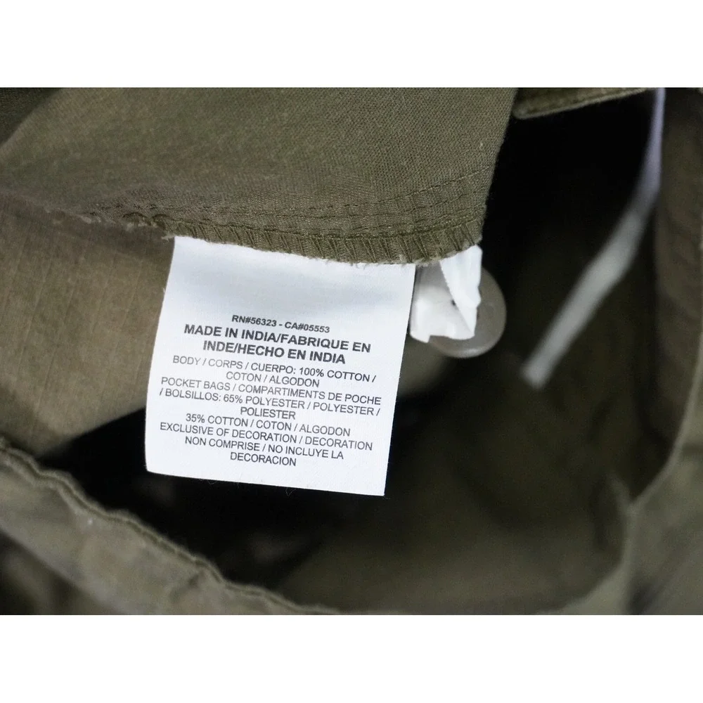 Nike Cargo Shorts Mens 34 Ripstop Olive Green Pockets Outdoor Hike Vintage Y2K‎